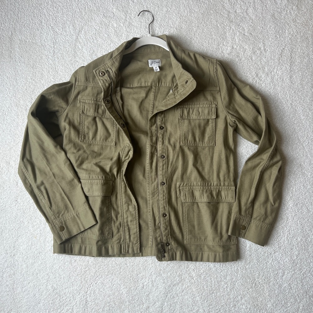 J. Crew Olive Green Utility Jacket